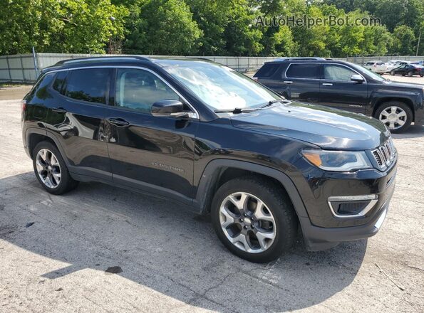 3C4NJDCBXJT458091 2018 JEEP COMPASS Черный Передняя правая четверть