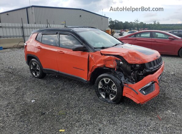3C4NJDDB0JT128653 2018 JEEP COMPASS Orange Առջևի աջ
