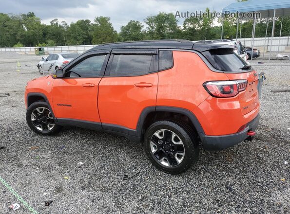 3C4NJDDB0JT128653 2018 JEEP COMPASS Orange Հետևի ձախ