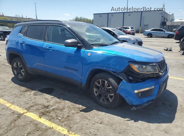 3C4NJDDB4JT146119 2018 JEEP COMPASS Blue Առջևի աջ