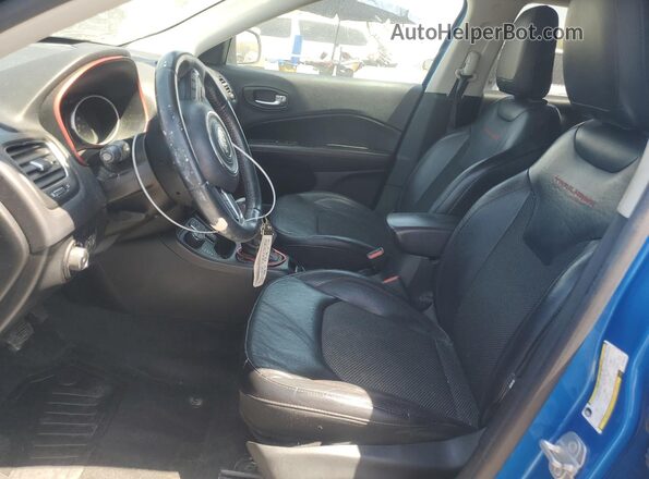 3C4NJDDB4JT146119 2018 JEEP COMPASS Blue Սալոնի դիմացի տեսք