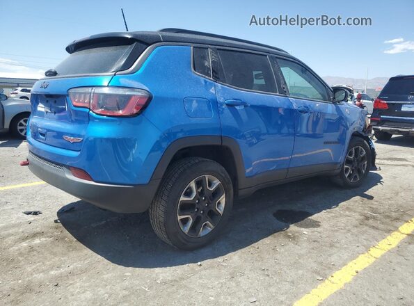 3C4NJDDB4JT146119 2018 JEEP COMPASS Blue Հետևի աջ
