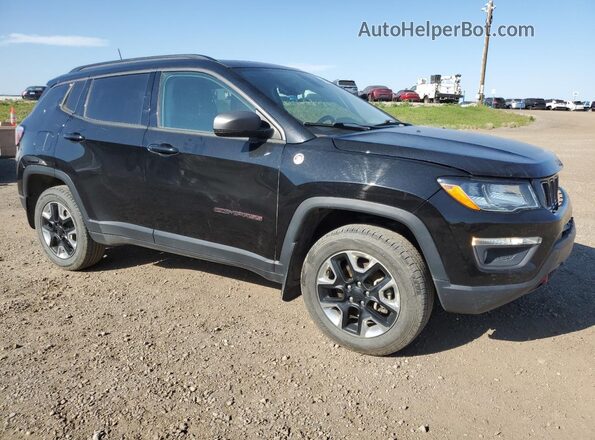3C4NJDDB5JT230661 2018 JEEP COMPASS Черный Передняя правая четверть