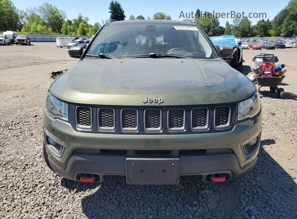 3C4NJDDB7JT376575 2018 JEEP COMPASS Green წინა ხედი
