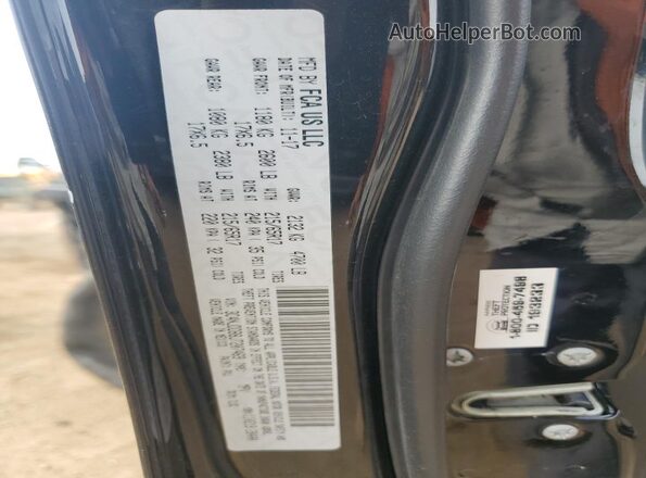 3C4NJDDB8JT207469 2018 JEEP COMPASS Черный Вид наклейки с VIN-кодом