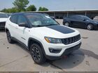 2020 Jeep Compass Trailhawk 4x4 White vin: 3C4NJDDB8LT163069