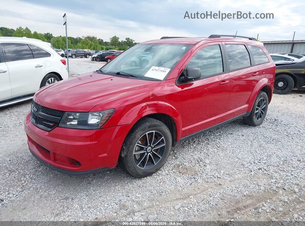 3C4PDCAB5JT236992 2018 DODGE JOURNEY Красный Передняя левая четверть