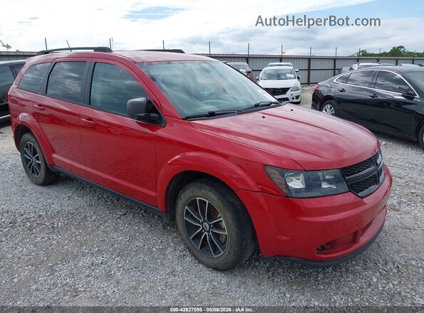 3C4PDCAB5JT236992 2018 DODGE JOURNEY Красный Передняя правая четверть