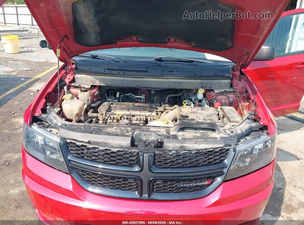 3C4PDCAB5JT236992 2018 DODGE JOURNEY Красный Вид сзади