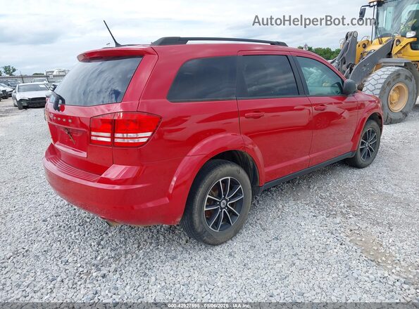 3C4PDCAB5JT236992 2018 DODGE JOURNEY Красный Задняя правая четверть