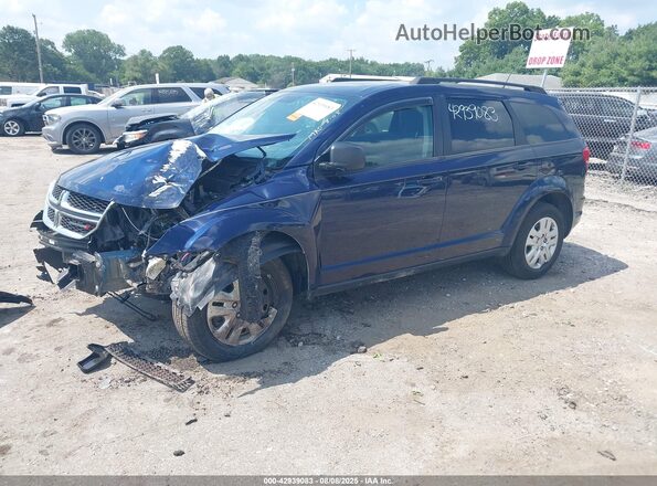 3C4PDCAB7JT218591 2018 DODGE JOURNEY Blue Vista tres cuartos delantera izquierda