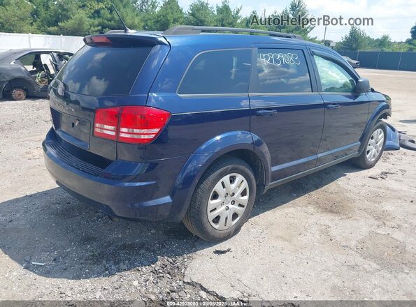 3C4PDCAB7JT218591 2018 DODGE JOURNEY Blue Trasero derecho