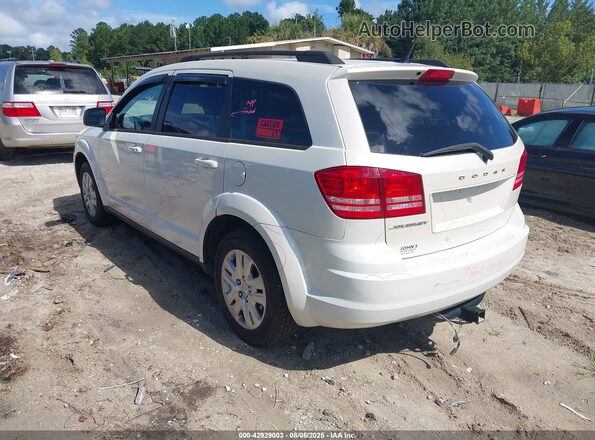 3C4PDCABXJT257482 2018 DODGE JOURNEY White Հետևի ձախ