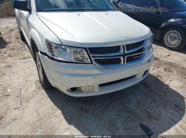 3C4PDCABXJT257482 2018 DODGE JOURNEY White Դիմացի տեսք