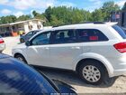 2018 Dodge Journey Se White vin: 3C4PDCABXJT257482