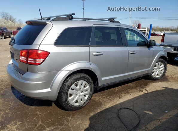 3C4PDCABXJT490973 2018 DODGE JOURNEY Серебряный Задняя правая четверть