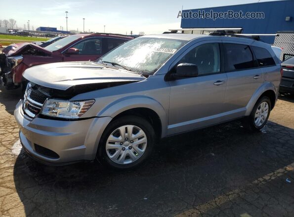 3C4PDCABXJT490973 2018 DODGE JOURNEY Серебряный Передняя левая четверть