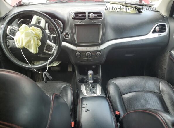 3C4PDCEG7JT474610 2018 DODGE JOURNEY Красный Вид панели приборов