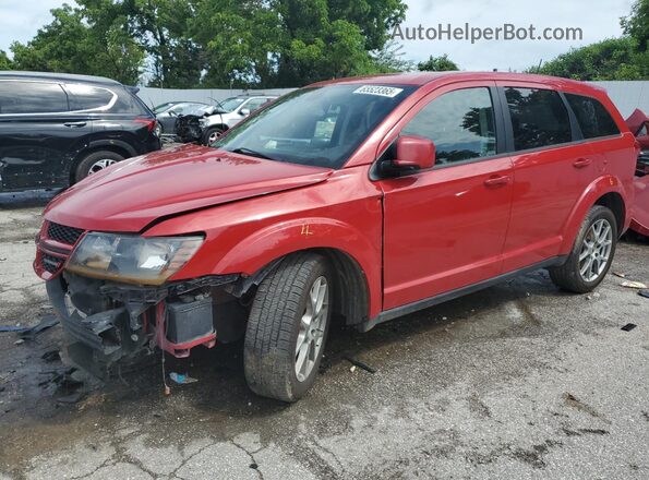 3C4PDCEG7JT474610 2018 DODGE JOURNEY Красный Передняя левая четверть