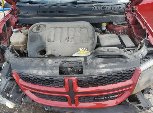3C4PDCEG7JT474610 2018 DODGE JOURNEY Красный Вид подкапотного пространства