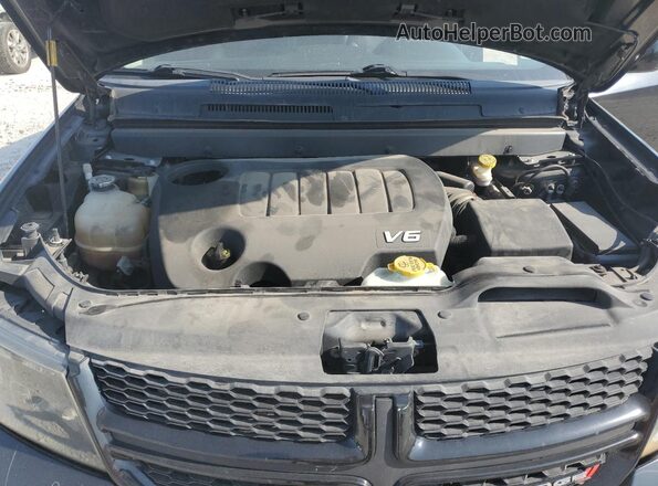 3C4PDDEG7JT464262 2018 DODGE JOURNEY Black Vista del compartimento del motor