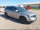2018 Dodge Journey Crossroad Awd Silver vin: 3C4PDDGGXJT516948