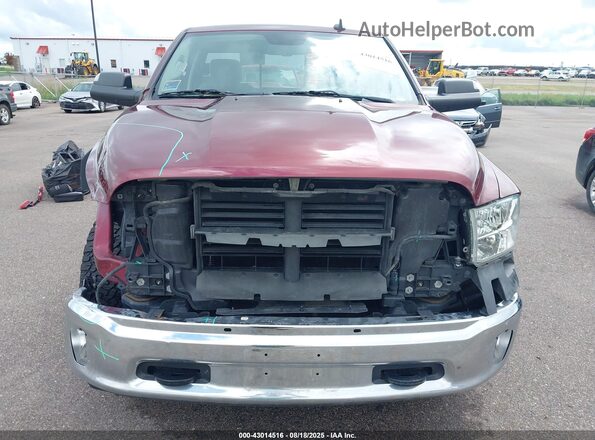 3C6JR7EGXGG185597 2016 RAM 1500 Темно-бордовый Вид спереди
