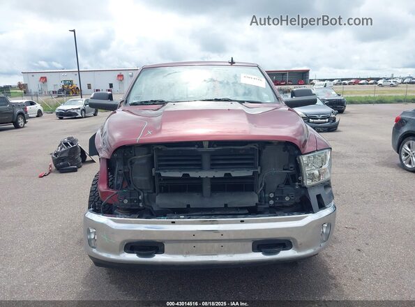 3C6JR7EGXGG185597 2016 RAM 1500 Темно-бордовый Вид щитка приборов