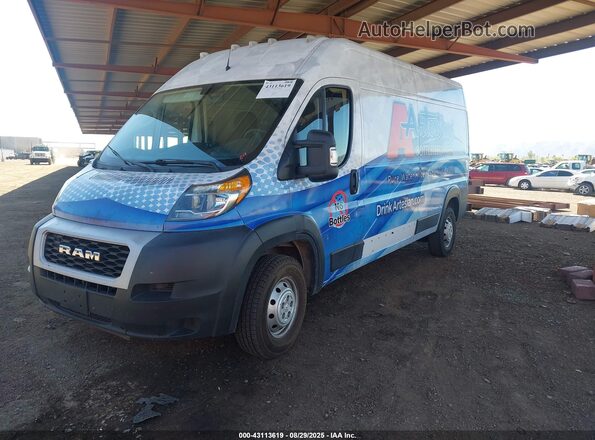 3C6LRVDG8ME510866 2021 RAM PROMASTER 2500 White Առջևի ձախ երեք քառորդ տեսարան