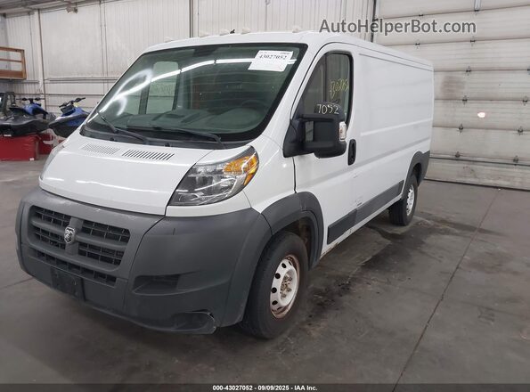 3C6TRVAG2GE127837 2016 RAM PROMASTER 1500 White წინა მარცხენა ხედი სამი მეოთხედიდან