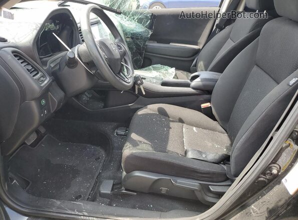 3CZRU6H36JM100206 2018 HONDA HR-V Black Front interior view
