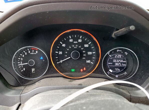 3CZRU6H39JM718247 2018 HONDA HR-V Белый Вид щитка приборов