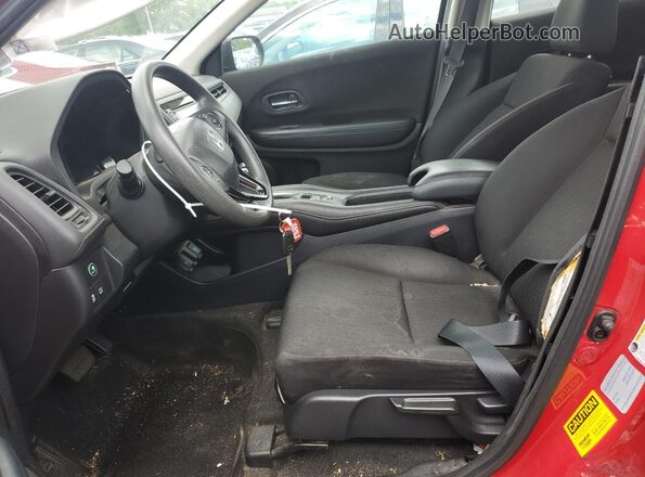 3CZRU6H3XJM731220 2018 HONDA HR-V Red Front interior view