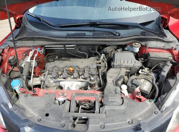 3CZRU6H3XJM731220 2018 HONDA HR-V Red Engine compartment view