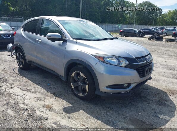 3CZRU6H53JM709965 2018 HONDA HR-V Серебряный Передняя правая четверть