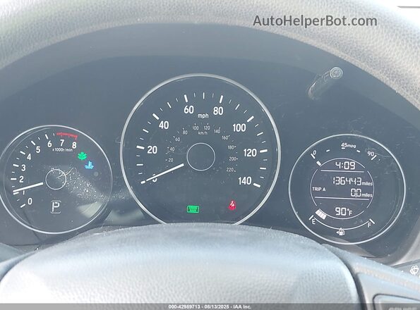 3CZRU6H53JM709965 2018 HONDA HR-V Серебряный Вид задних сидений