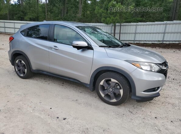 3CZRU6H54JM702264 2018 HONDA HR-V Silver Delantero derecho