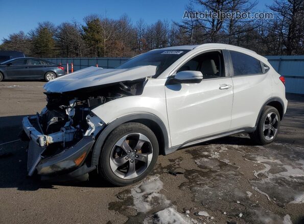 3CZRU6H79JM721555 2018 HONDA HR-V White წინა მარცხენა ხედი სამი მეოთხედიდან