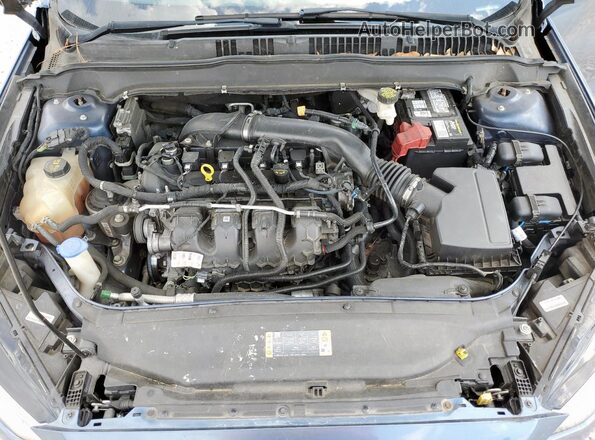 3FA6P0D98JR206446 2018 FORD FUSION Blue Rear interior view