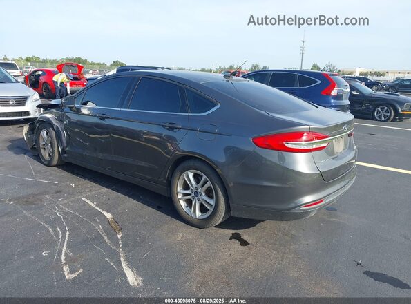 3FA6P0HD0JR201692 2018 FORD FUSION Серый Задняя левая четверть