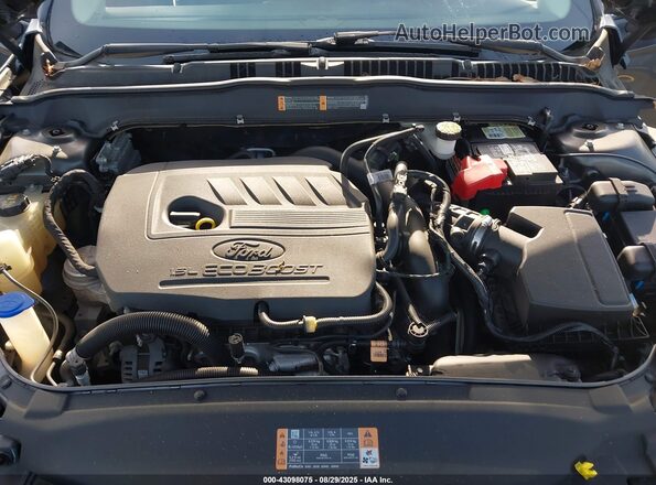 3FA6P0HD0JR201692 2018 FORD FUSION Серый Вид сзади