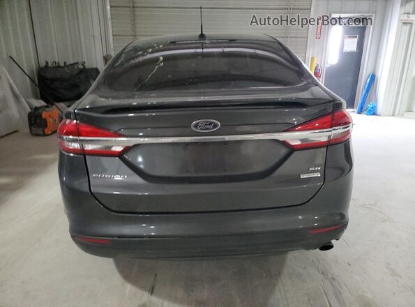 3FA6P0HD1JR256555 2018 FORD FUSION Серый Вид сзади
