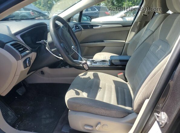 3FA6P0HD2JR178254 2018 FORD FUSION Gray Widok wnętrza z przodu