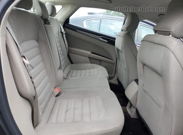 3FA6P0HD2JR178254 2018 FORD FUSION Gray Widok tylnych siedzeń