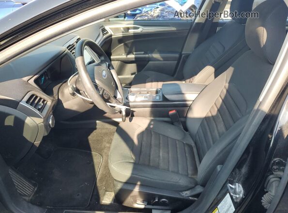 3FA6P0HD2JR250909 2018 FORD FUSION Black Widok wnętrza z przodu