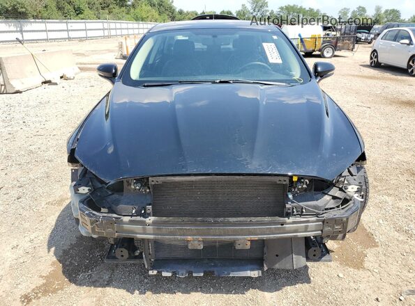 3FA6P0HD4JR160452 2018 FORD FUSION Black წინა ხედი