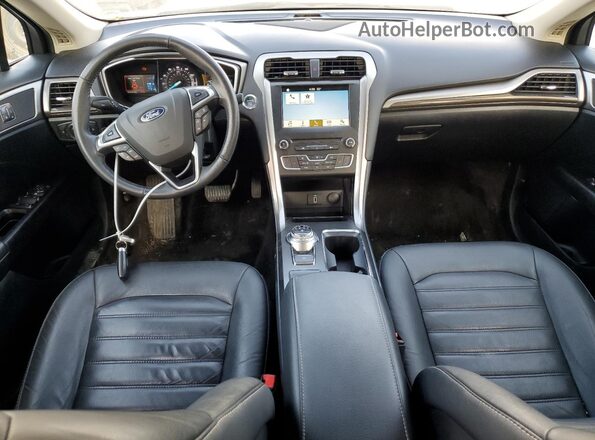 3FA6P0HD4JR160452 2018 FORD FUSION Black წინა პანელის ხედი