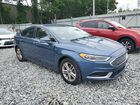 2018 Ford Fusion Se Blue vin: 3FA6P0HD4JR192706