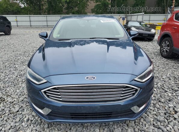 3FA6P0HD4JR192706 2018 FORD FUSION Blue Vista frontal