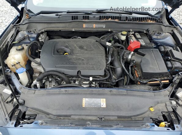 3FA6P0HD4JR192706 2018 FORD FUSION Blue Vista interior trasera